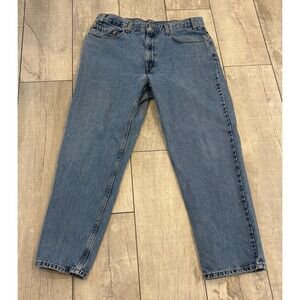 Vintage Y2K Levi's 550 Jeans Mens 37x30 (actual) Blue Denim Relaxed Fit Dad Jean